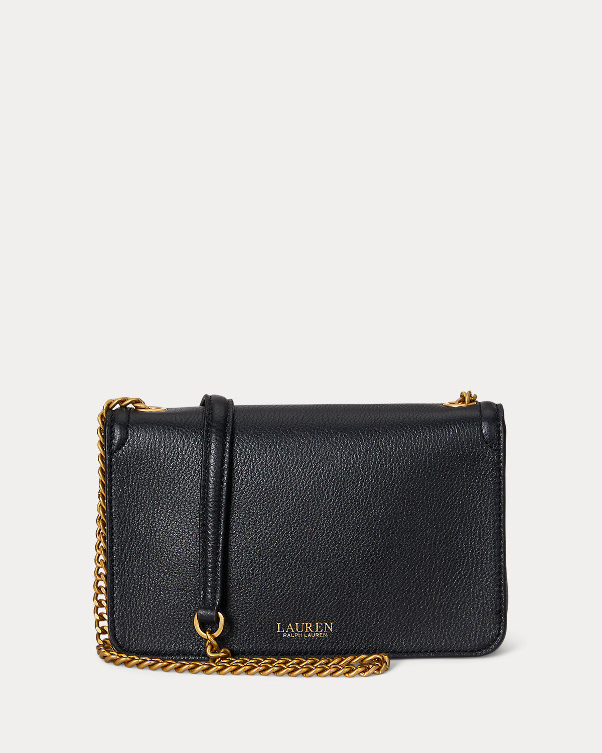 Pebbled Leather Bradley Crossbody Wallet