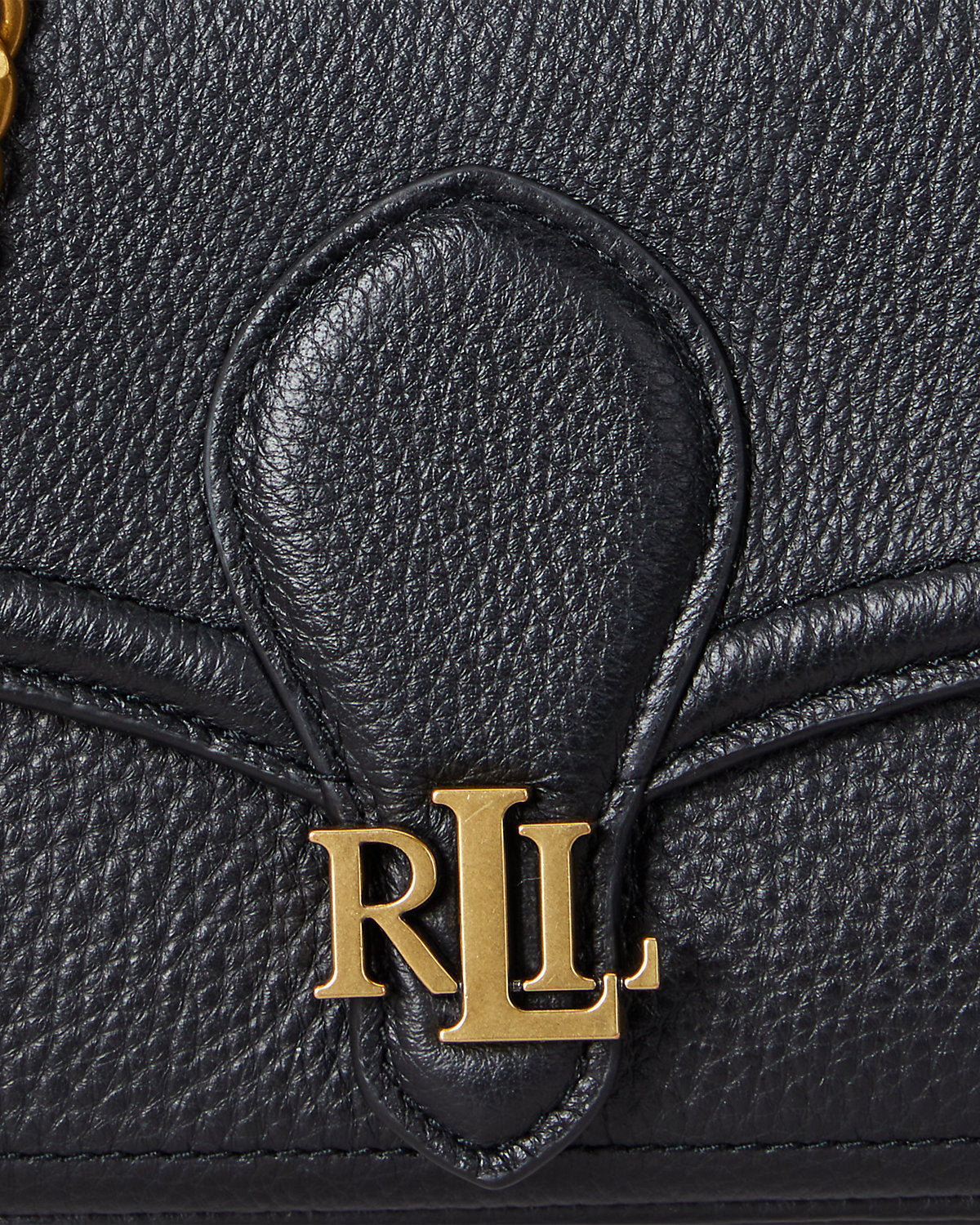 Pebbled Leather Bradley Crossbody Wallet