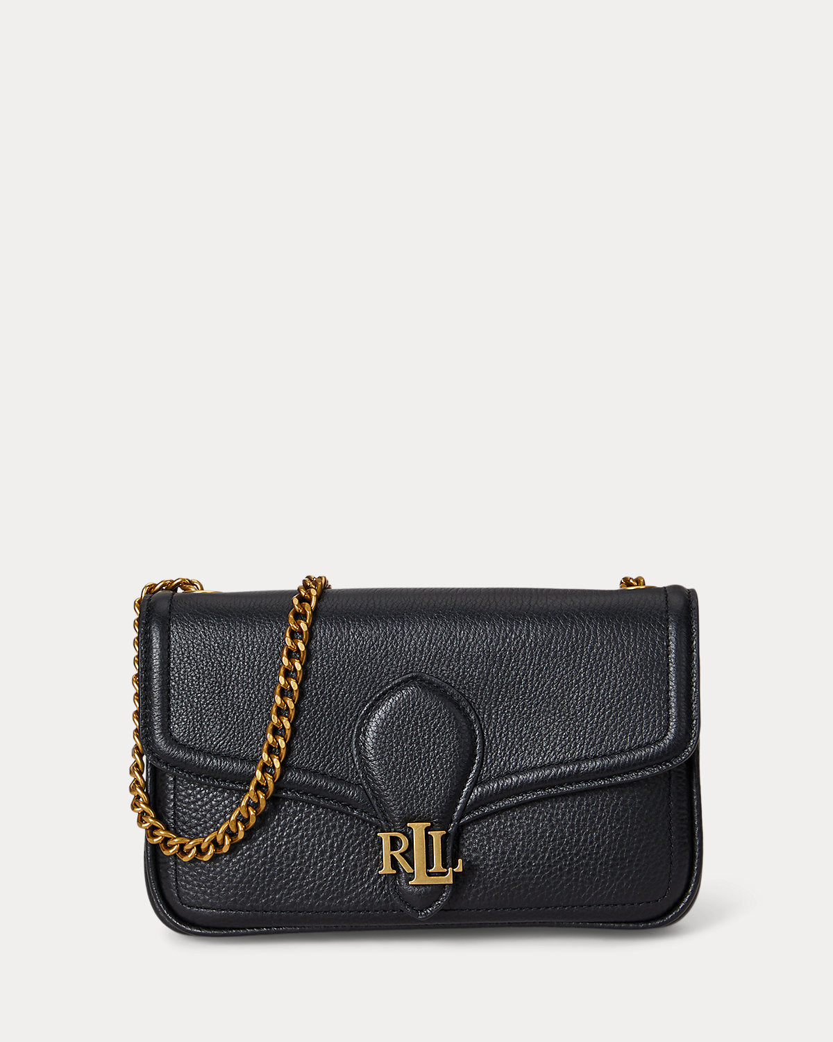 Pebbled Leather Bradley Crossbody Wallet