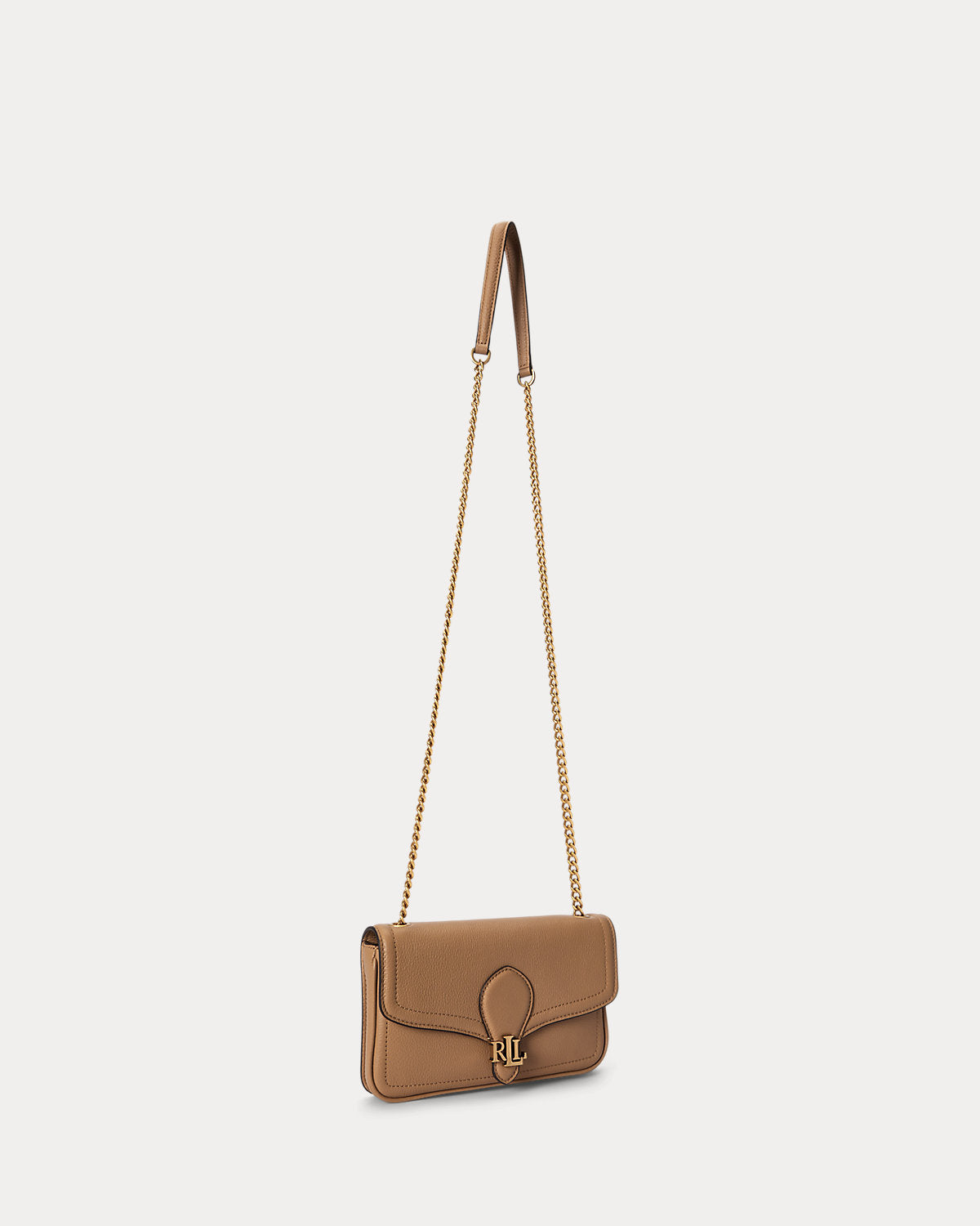 Pebbled Leather Bradley Crossbody Wallet