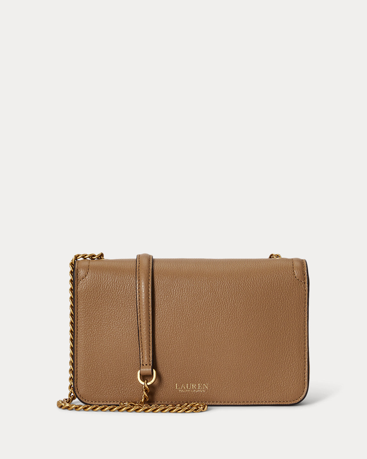Pebbled Leather Bradley Crossbody Wallet