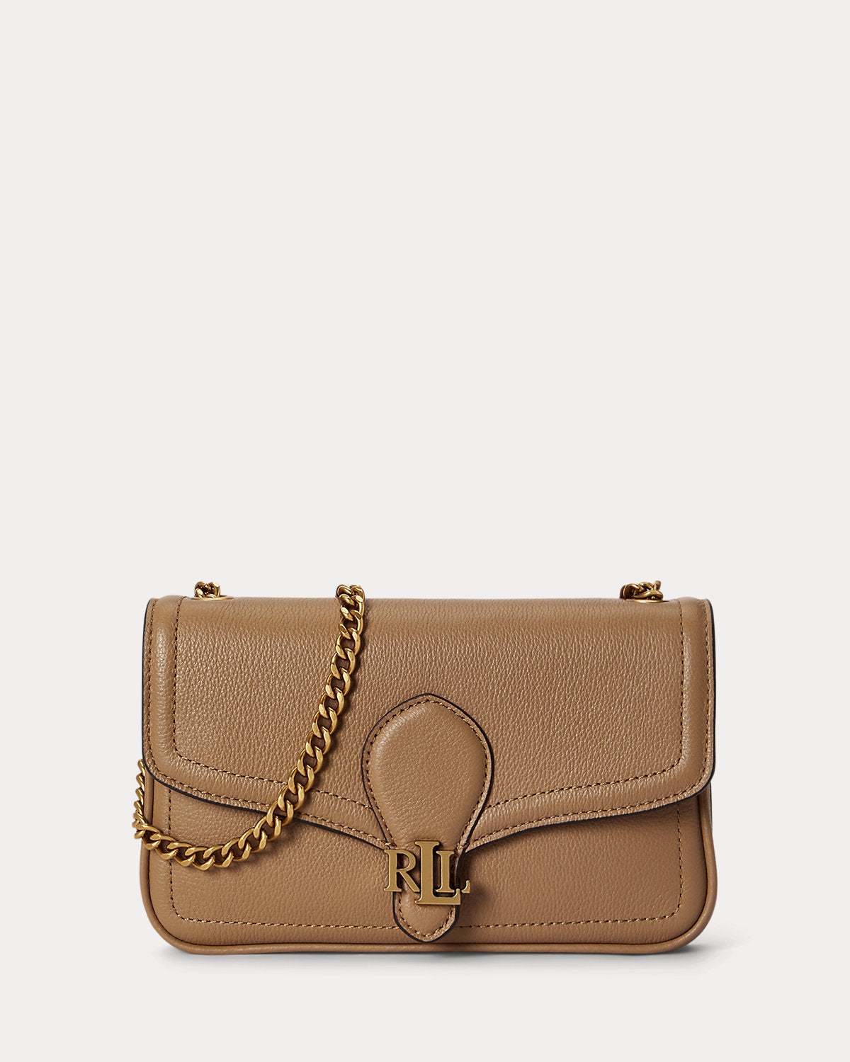 Pebbled Leather Bradley Crossbody Wallet