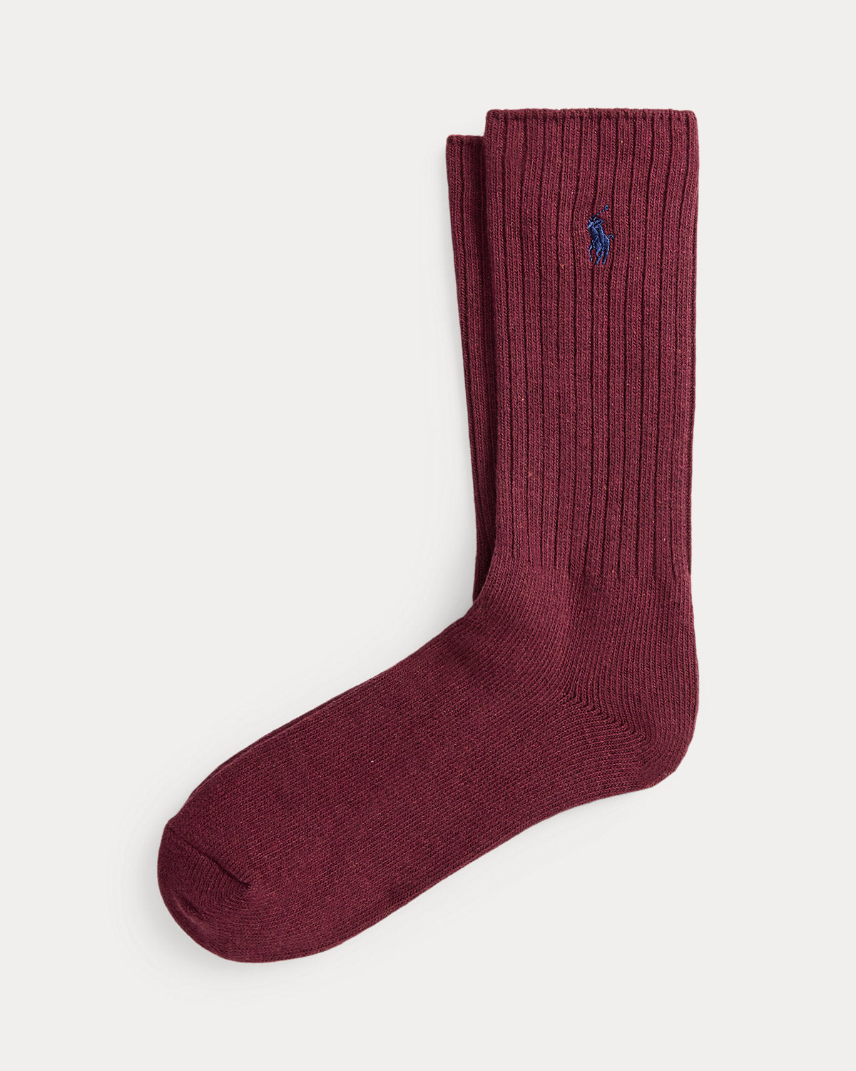 Signature Pony Cotton-Blend Crew Socks