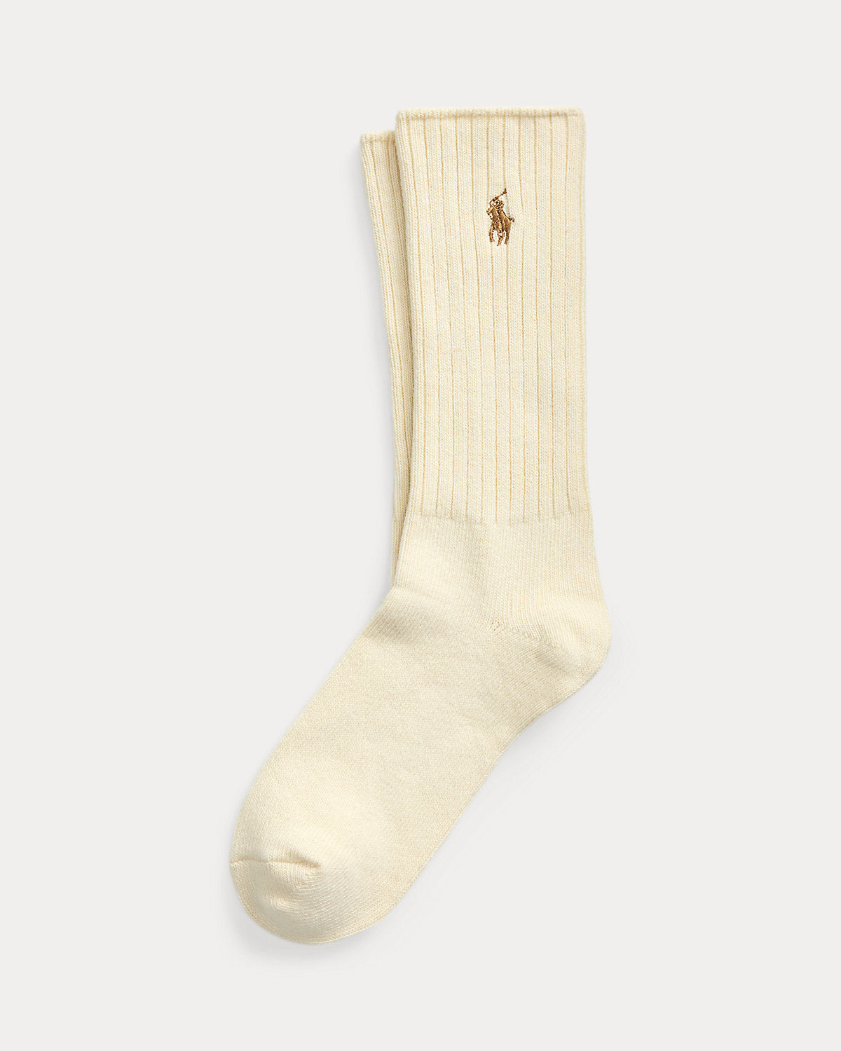 Signature Pony Cotton-Blend Crew Socks