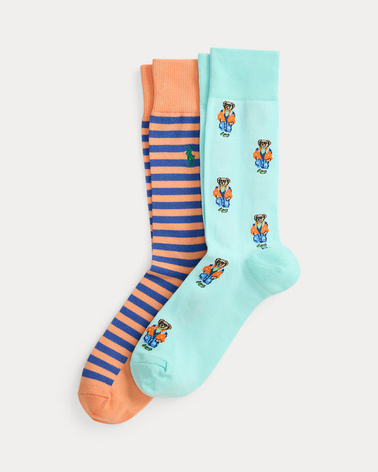 Bear Trouser Sock 2-Pack