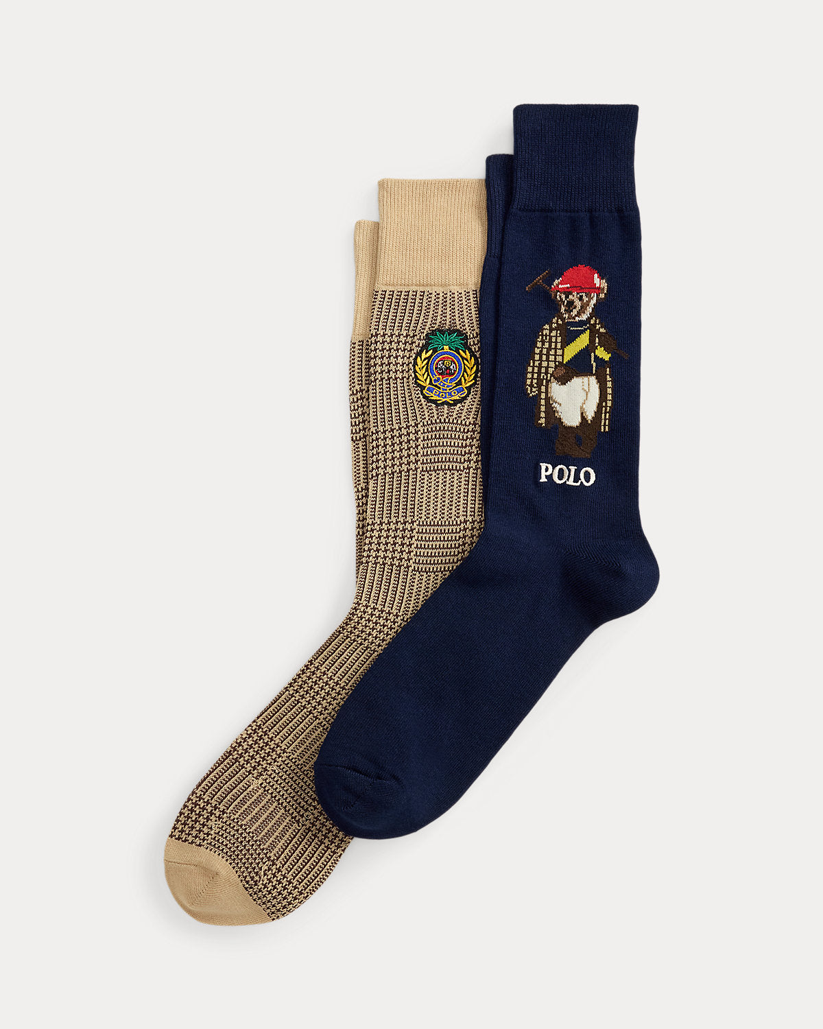 Bear & Crest Trouser Sock 2-Pack