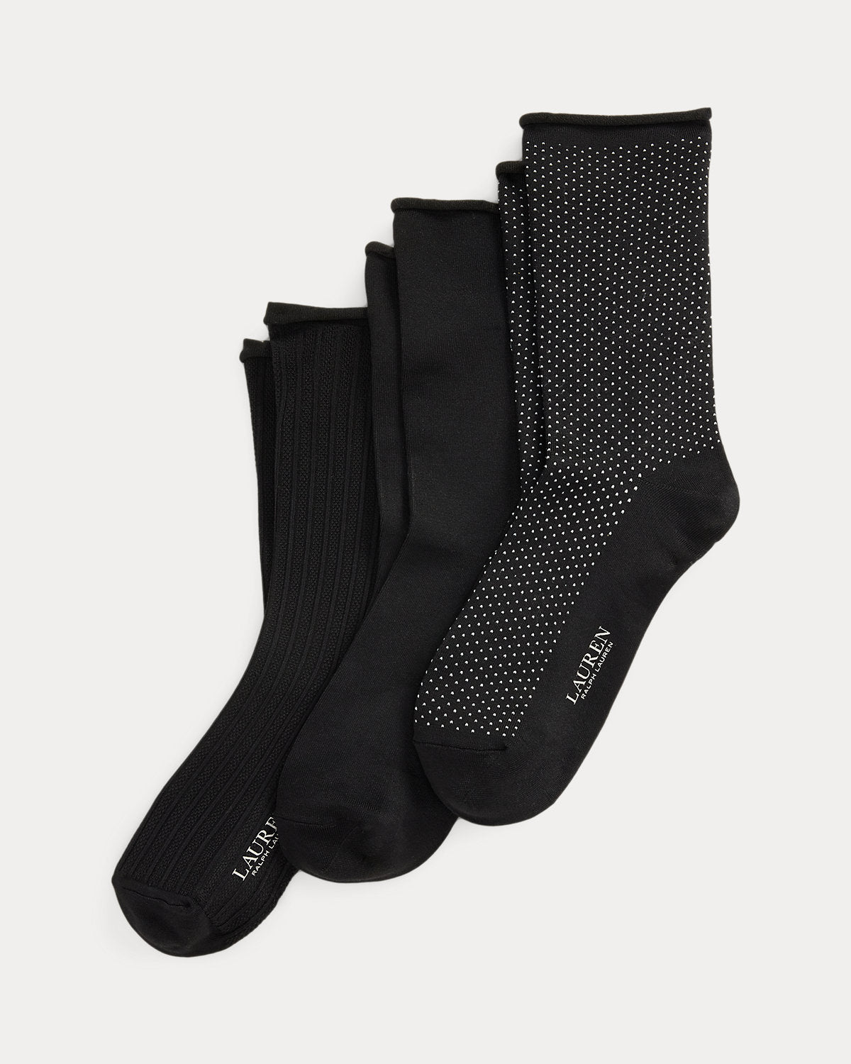 Stretch Roll-Top Sock 3-Pack