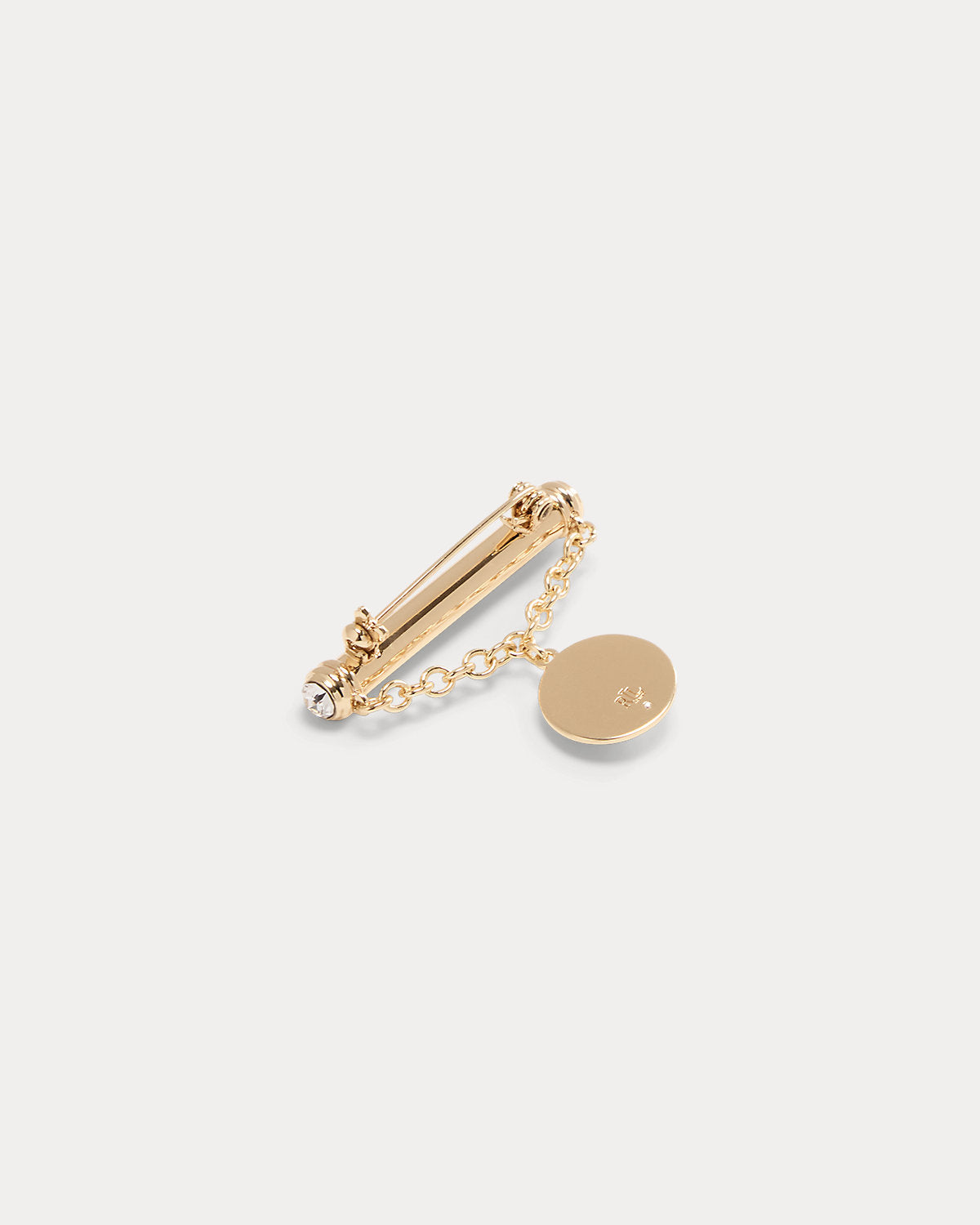 Gold-Plated Crest-Charm Pin