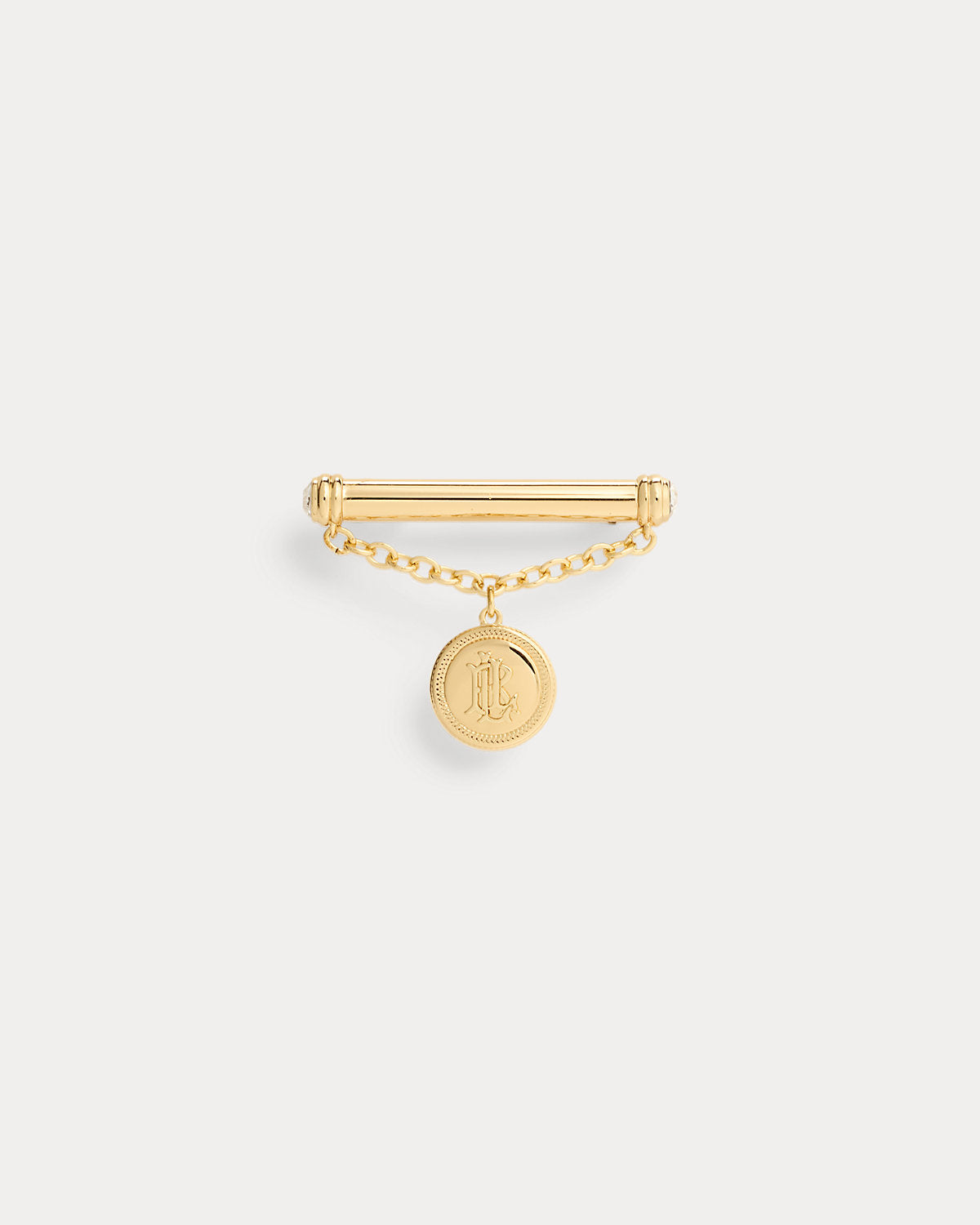 Gold-Plated Crest-Charm Pin
