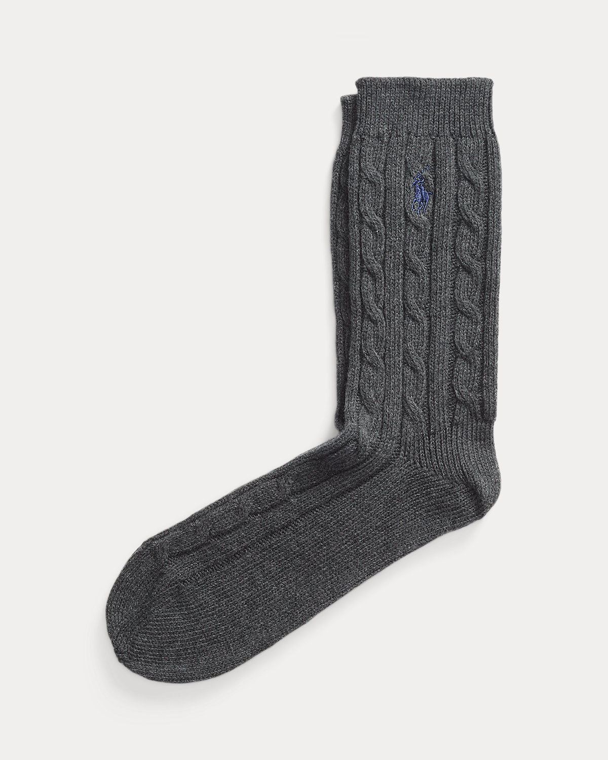 Cable-Knit Crew Socks