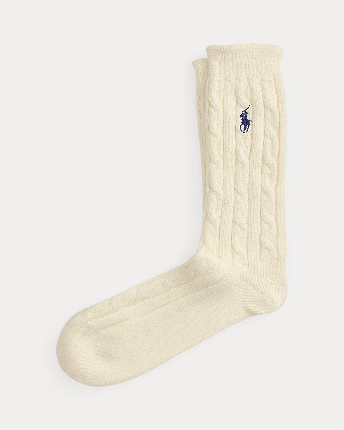 Cable-Knit Crew Socks