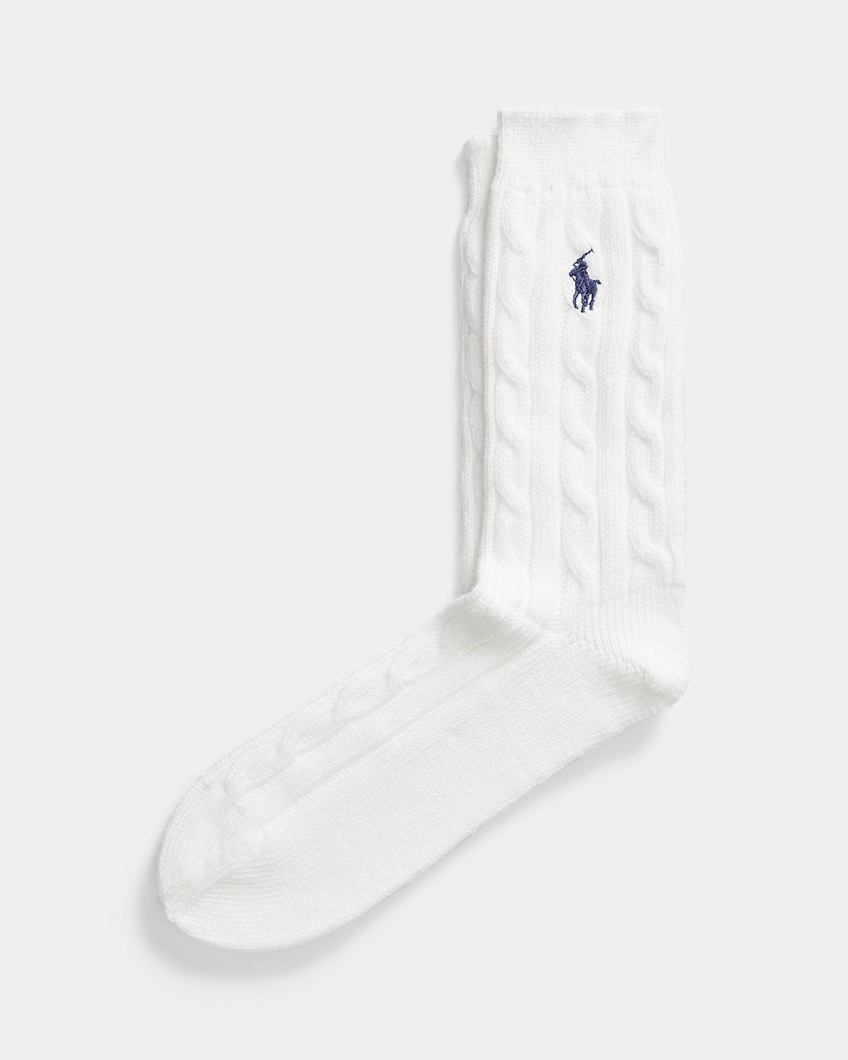 Cable-Knit Crew Socks