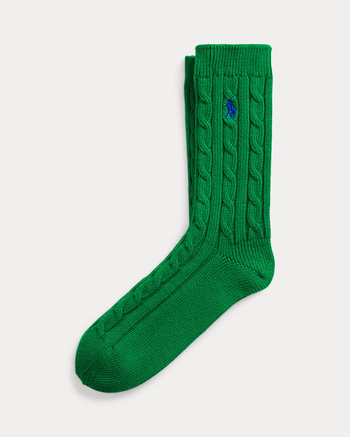 Cable-Knit Crew Socks