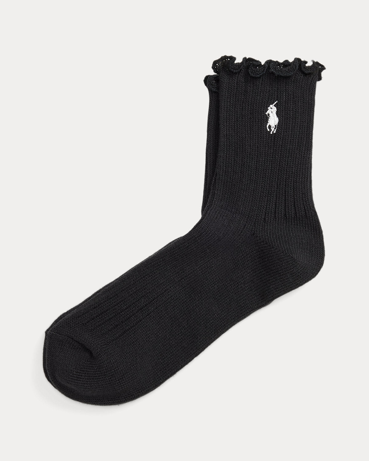 Ruffled-Cuff Ankle Socks