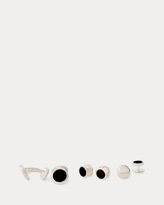Onyx Cuff Link & Stud Set