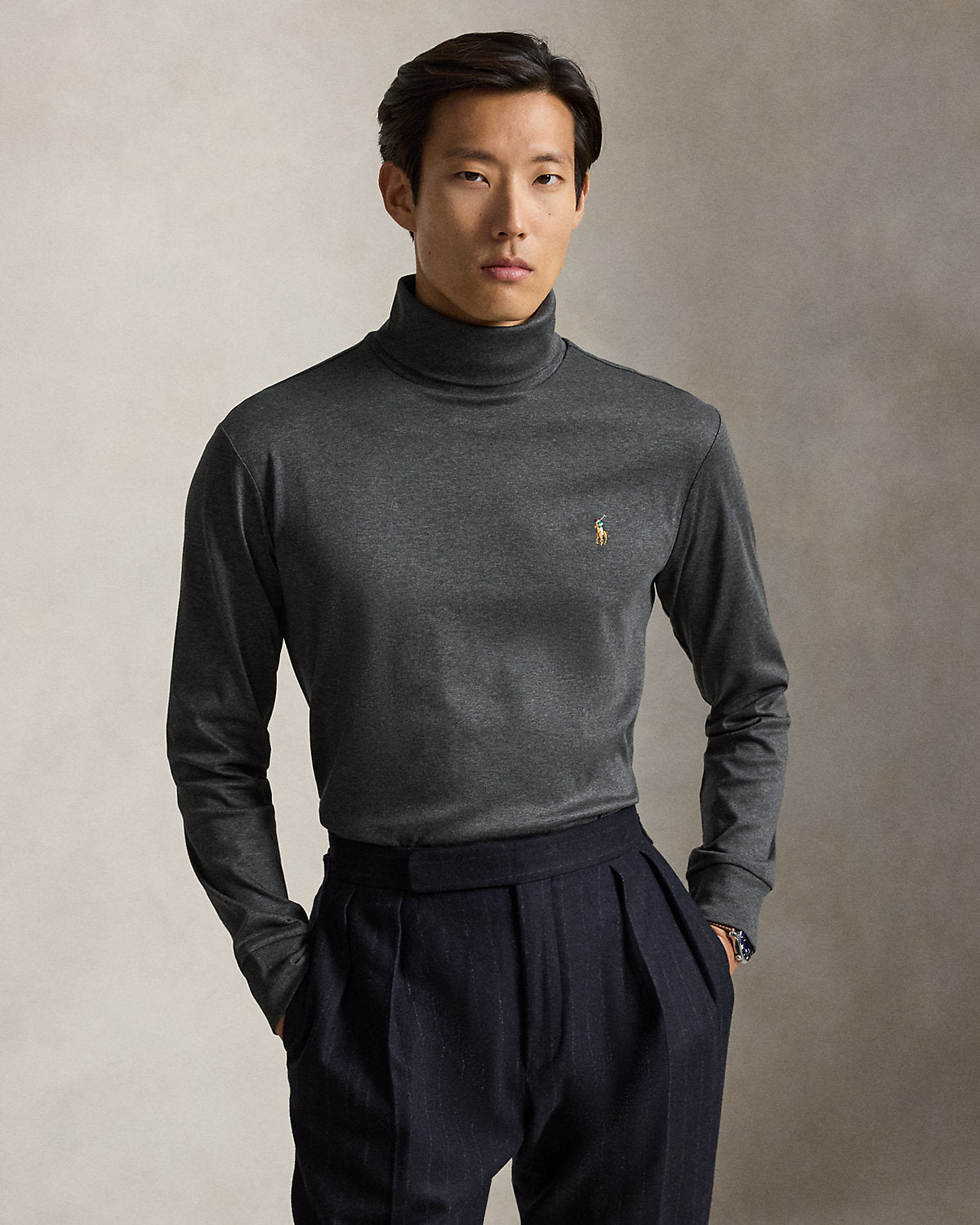 Soft Cotton Turtleneck