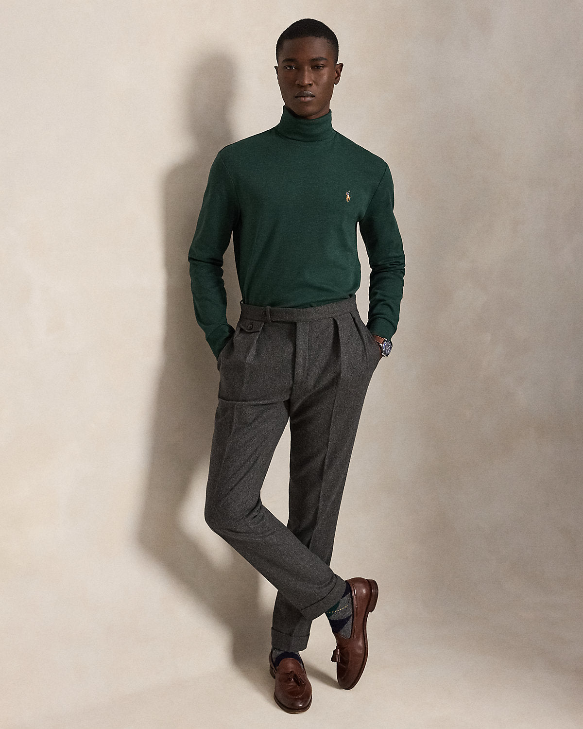 Soft Cotton Turtleneck