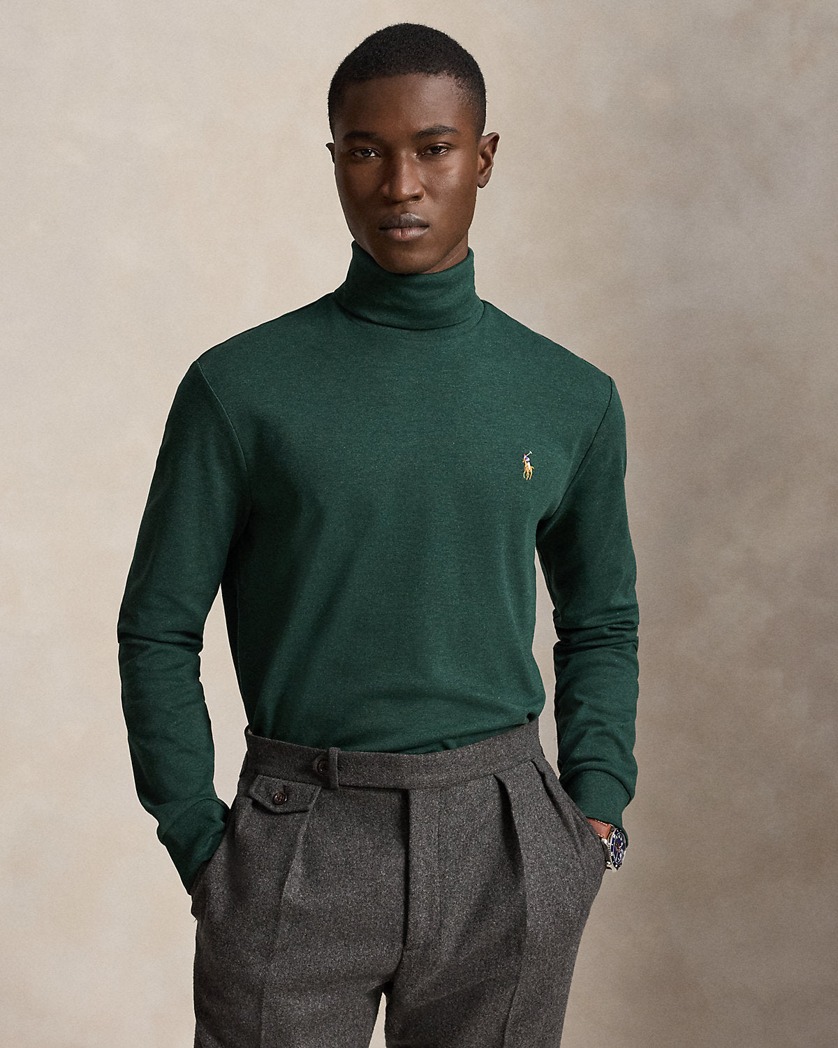 Soft Cotton Turtleneck