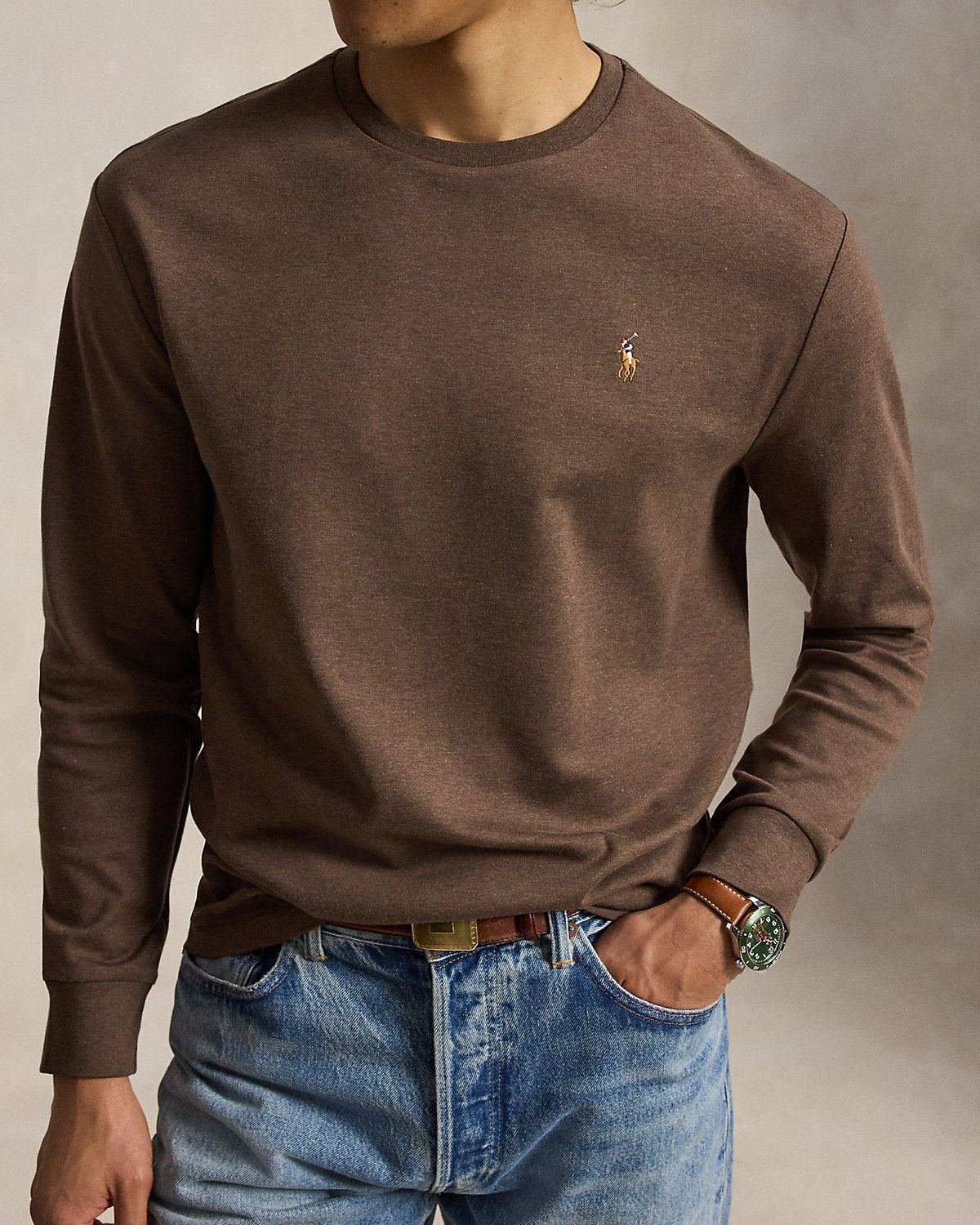 Classic Fit Soft Cotton Crewneck T-Shirt