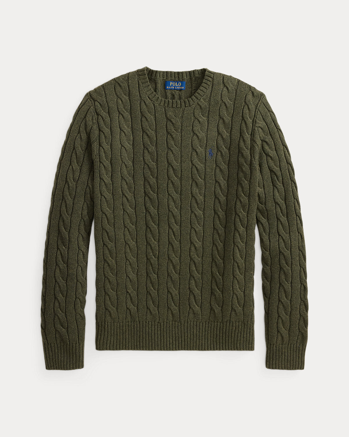 Cable-Knit Cotton Sweater