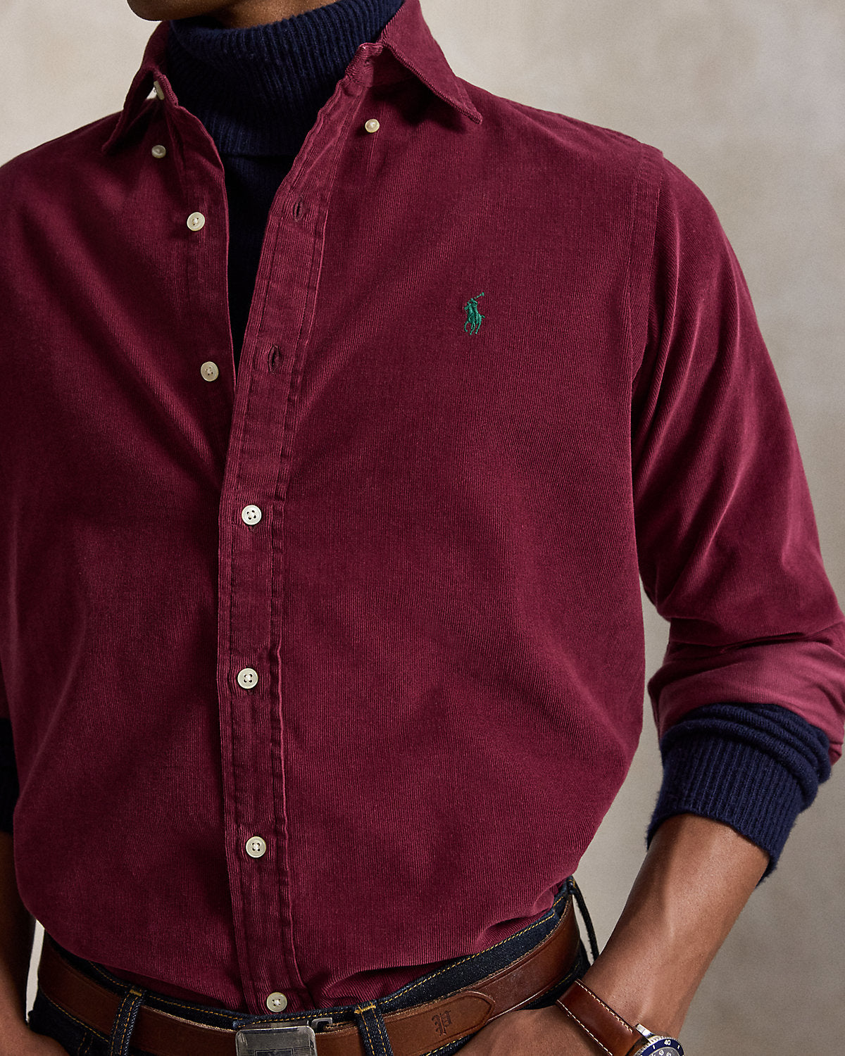 Classic Fit Corduroy Shirt