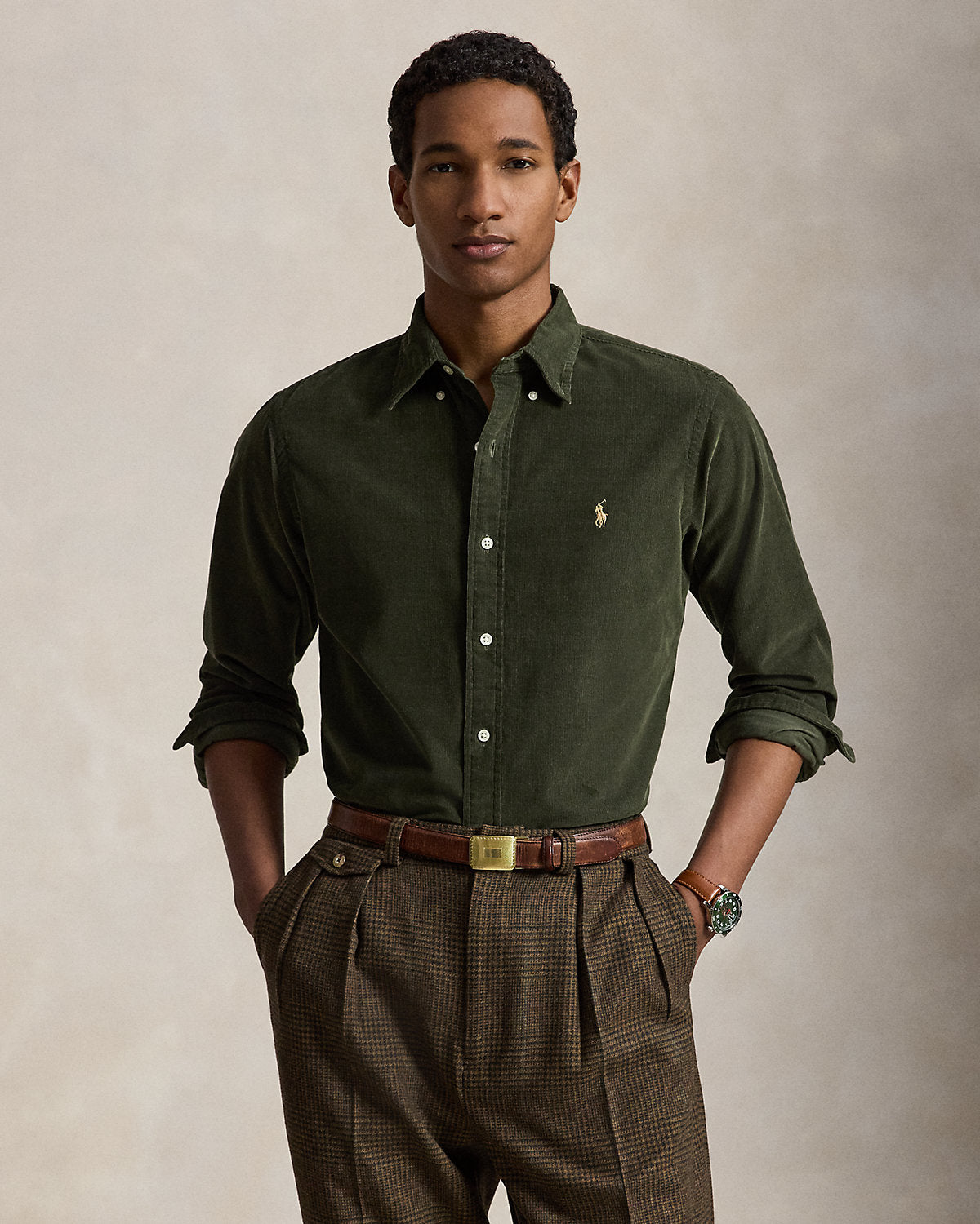 Classic Fit Corduroy Shirt