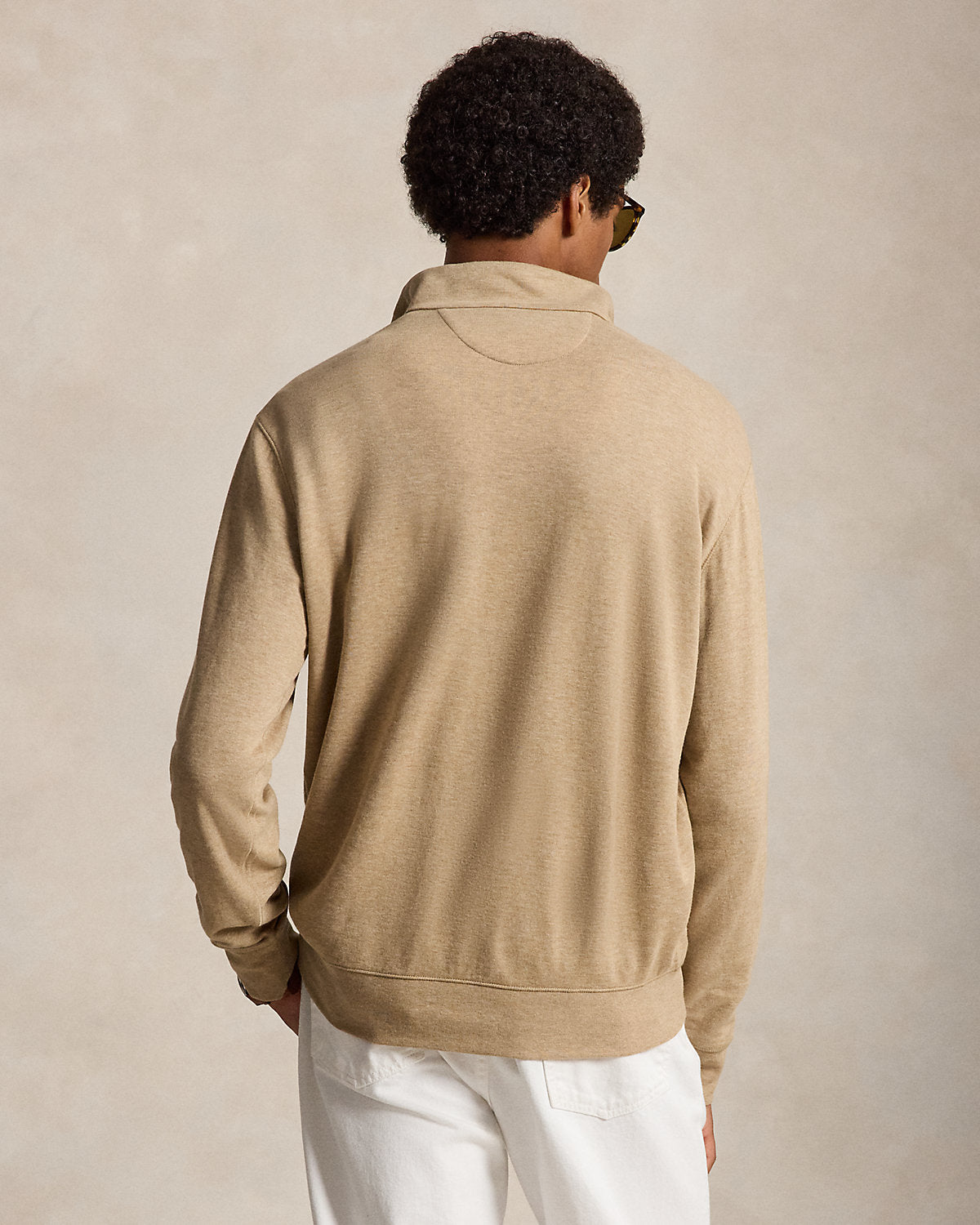 Luxury Jersey Quarter-Zip Pullover