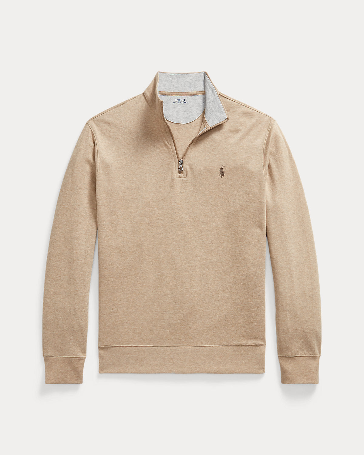 Luxury Jersey Quarter-Zip Pullover