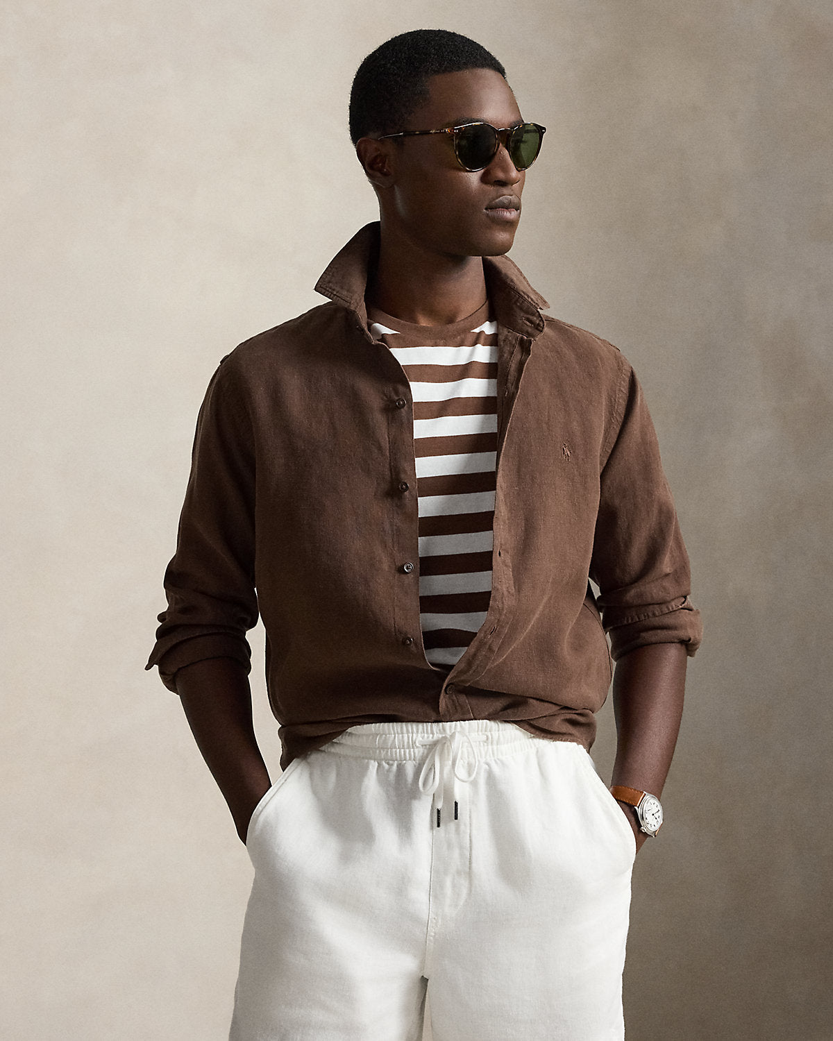Classic Fit Striped Jersey T-Shirt