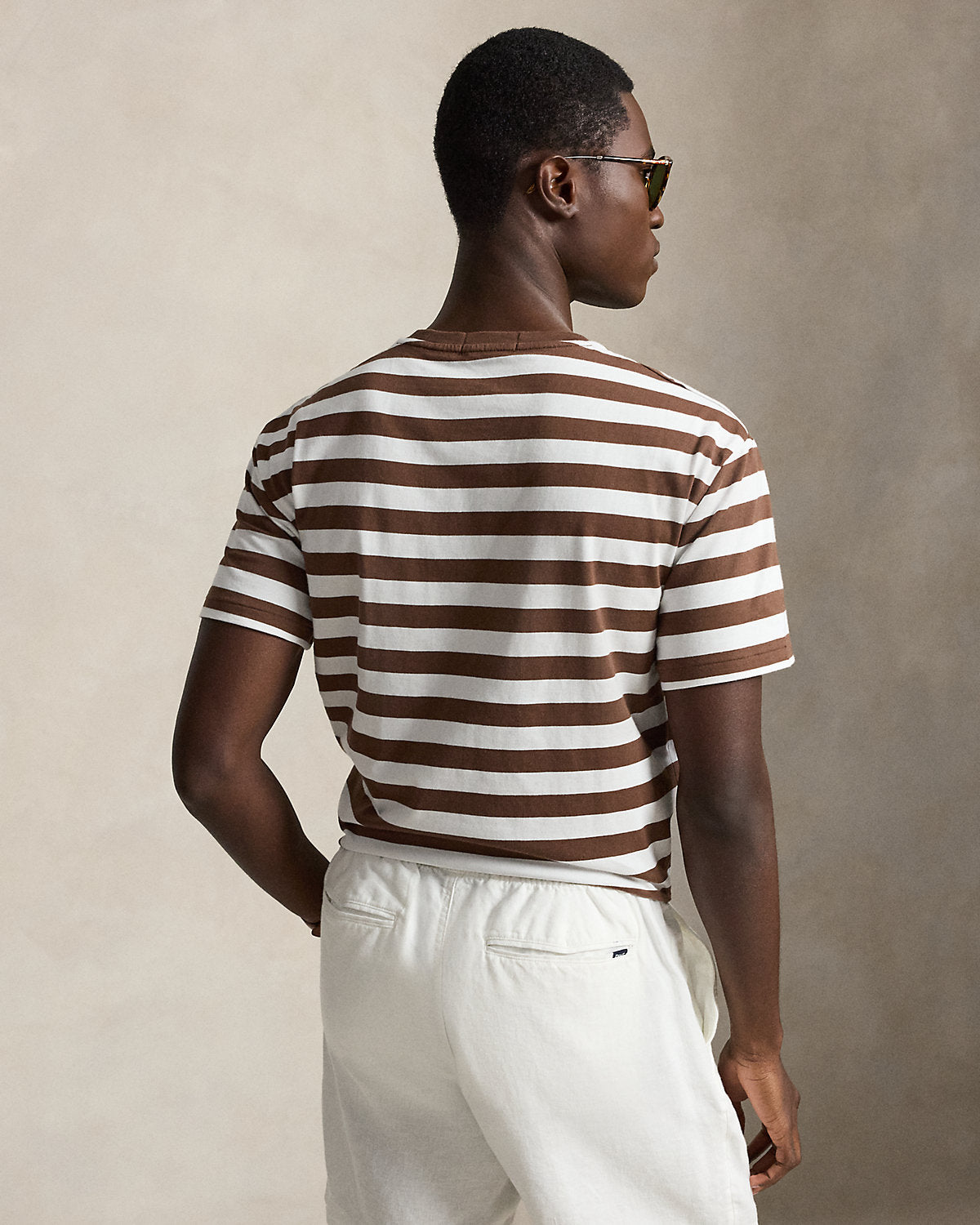 Classic Fit Striped Jersey T-Shirt