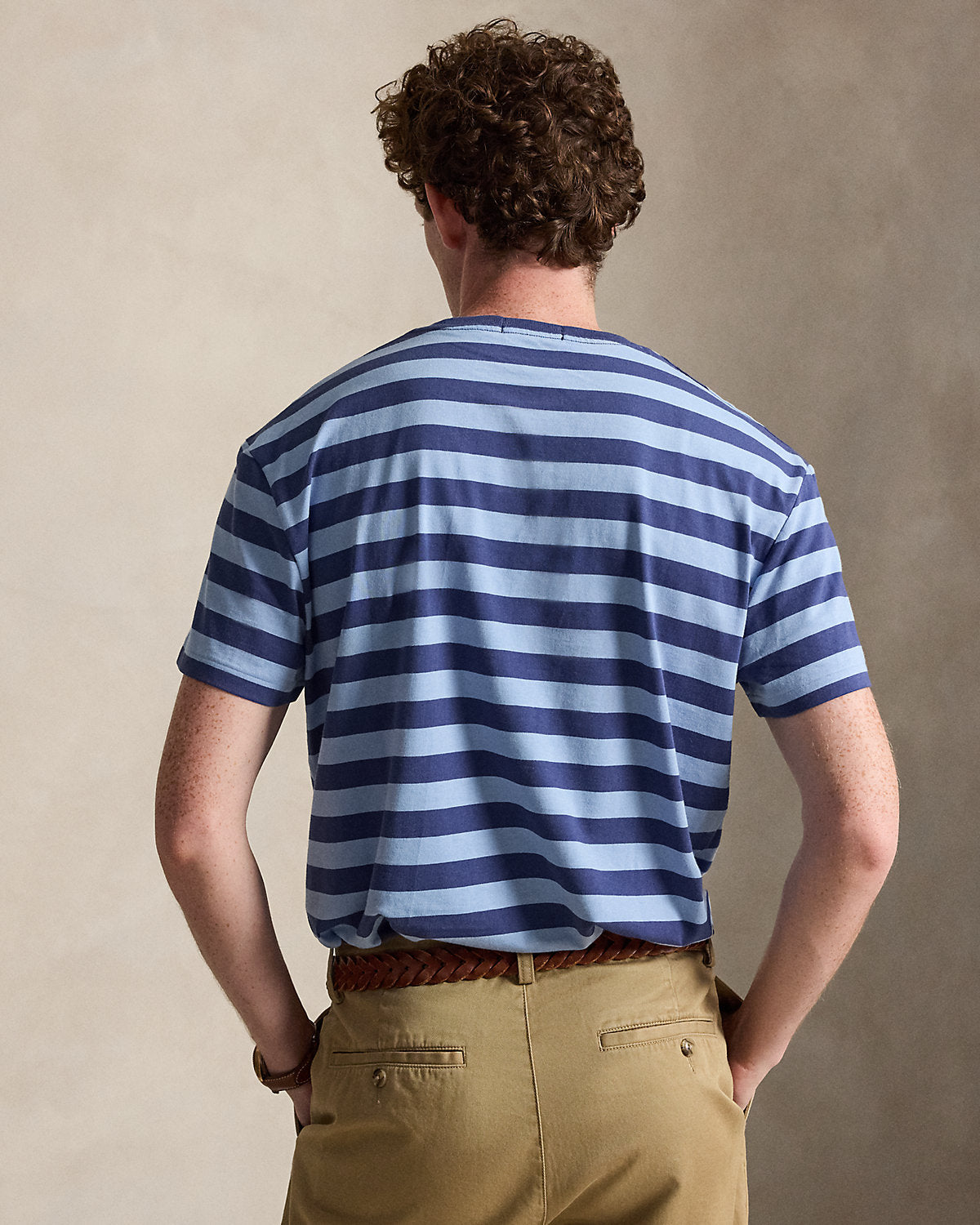 Classic Fit Striped Jersey T-Shirt