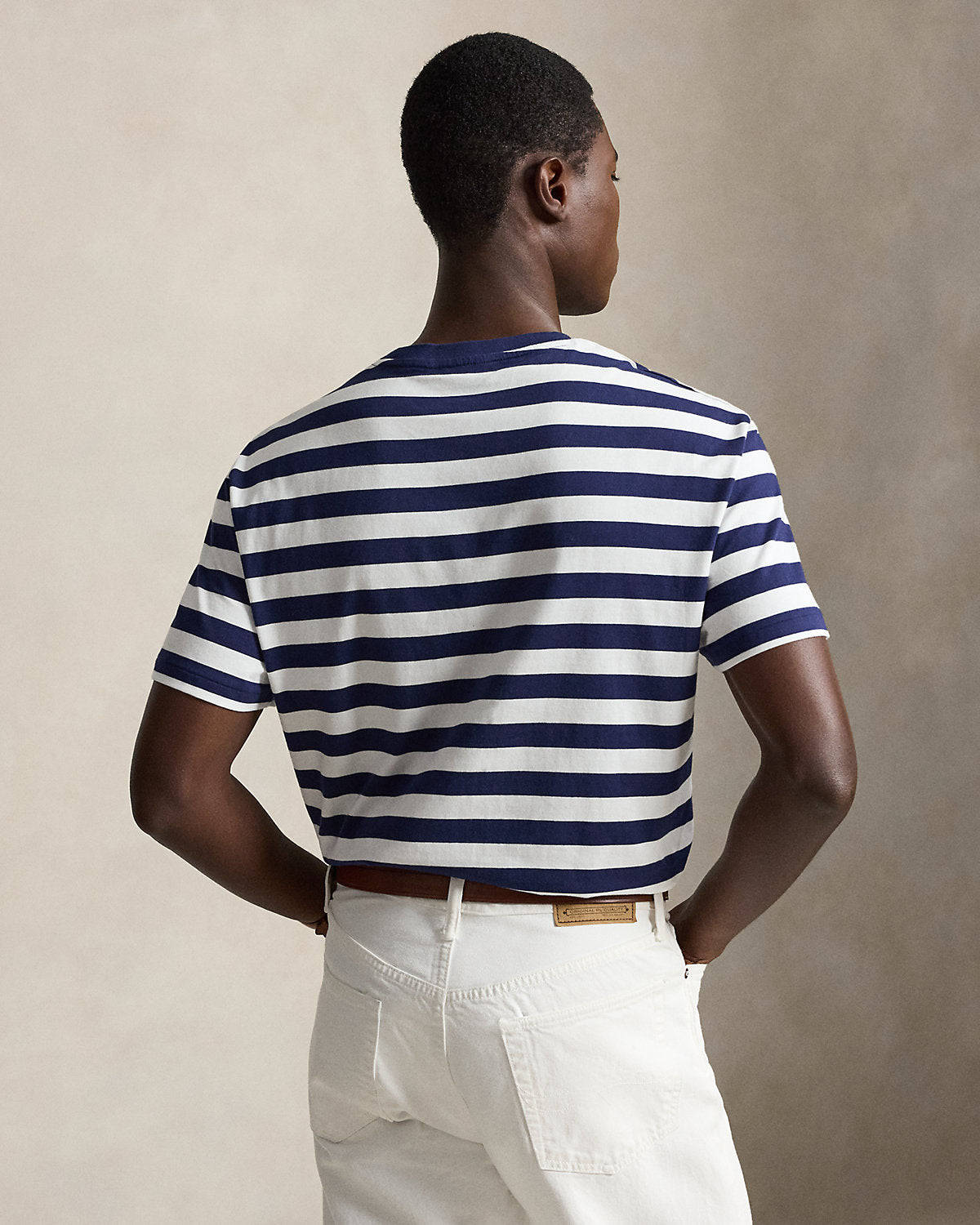 Classic Fit Striped Jersey T-Shirt
