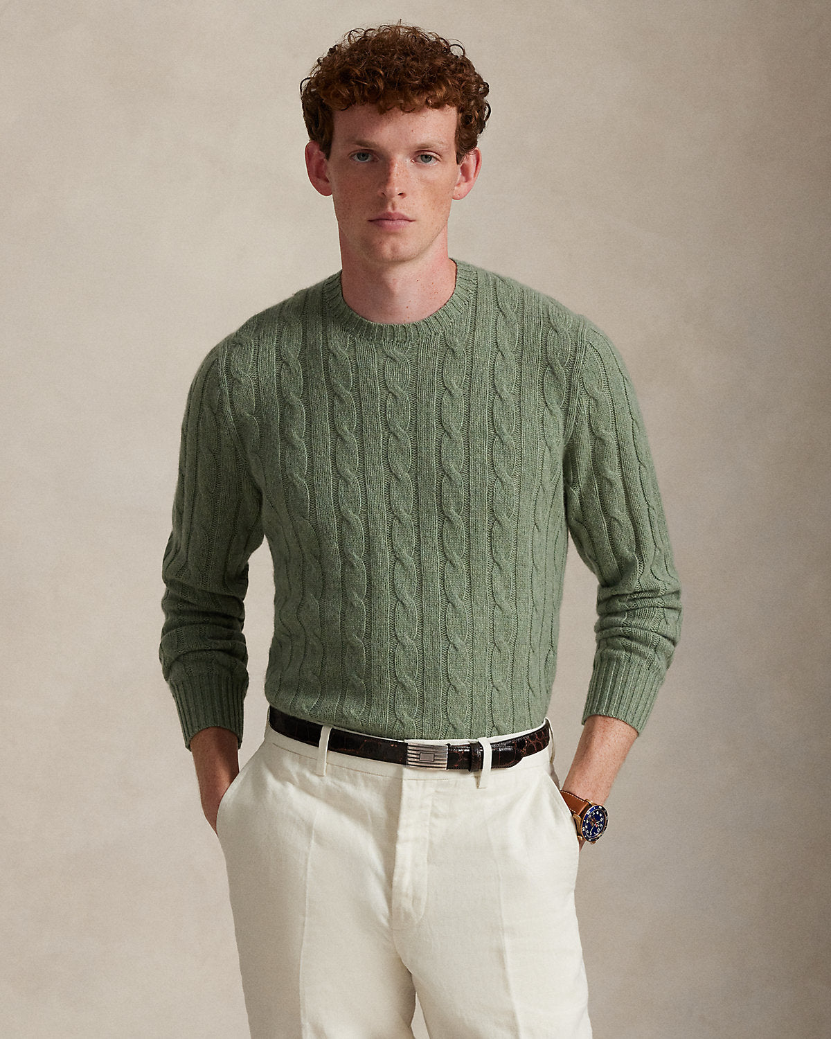 The Iconic Cable-Knit Cashmere Sweater