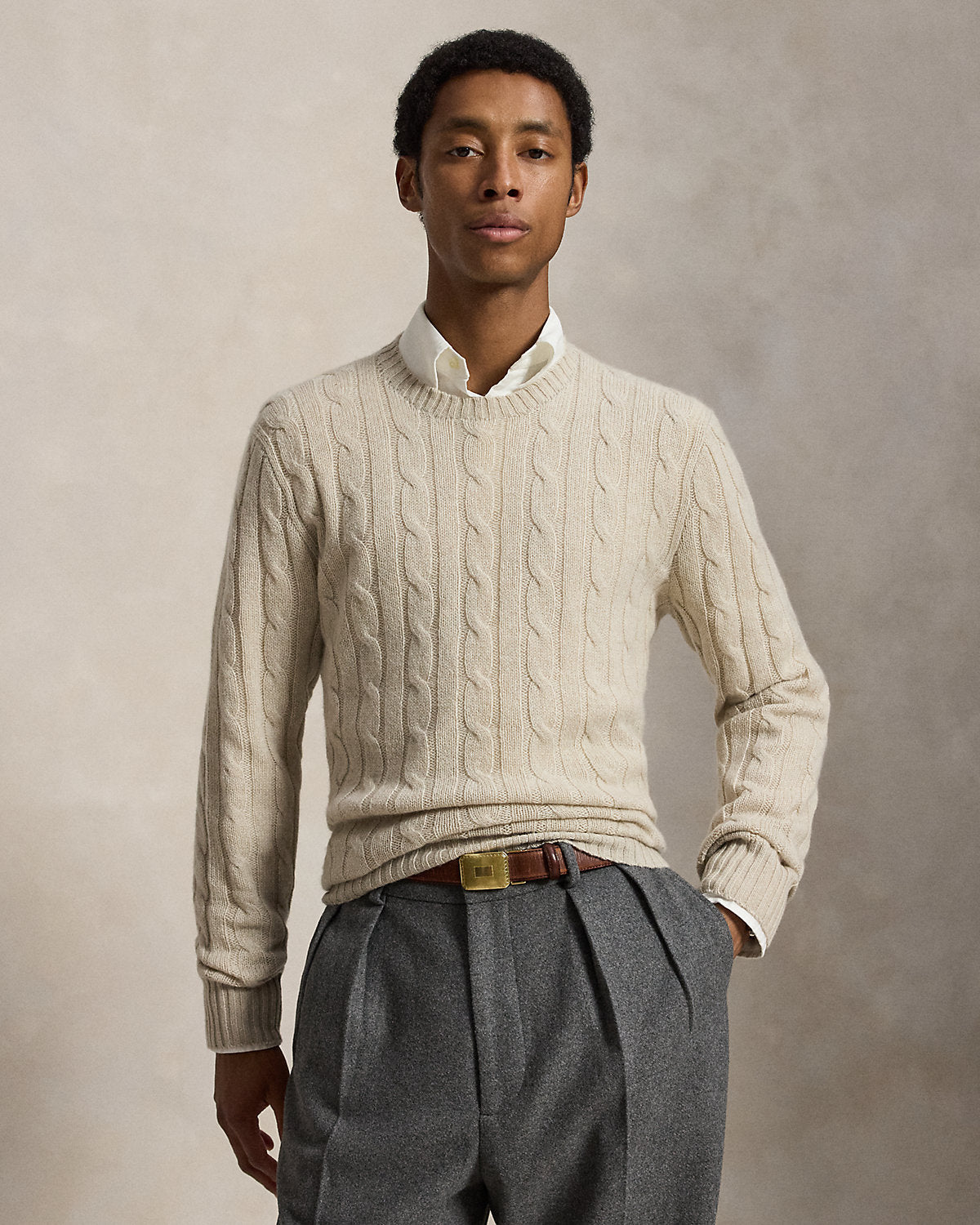 The Iconic Cable-Knit Cashmere Sweater