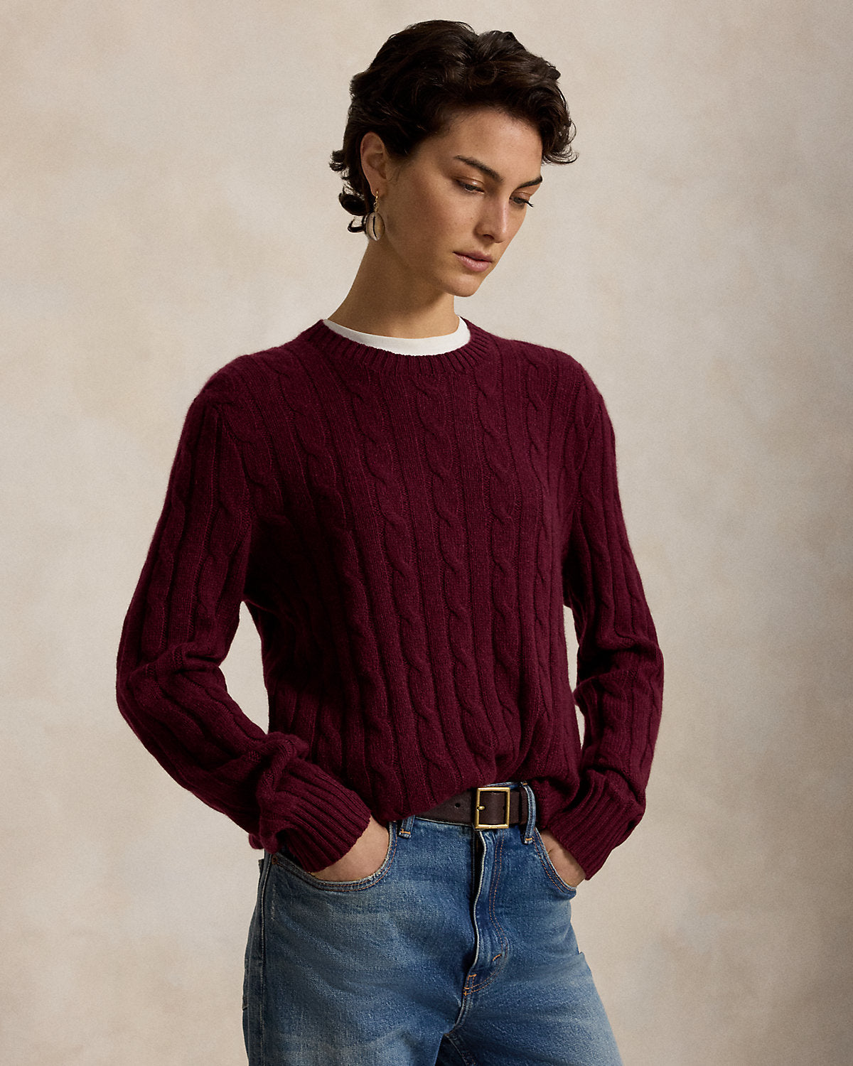 The Iconic Cable-Knit Cashmere Sweater