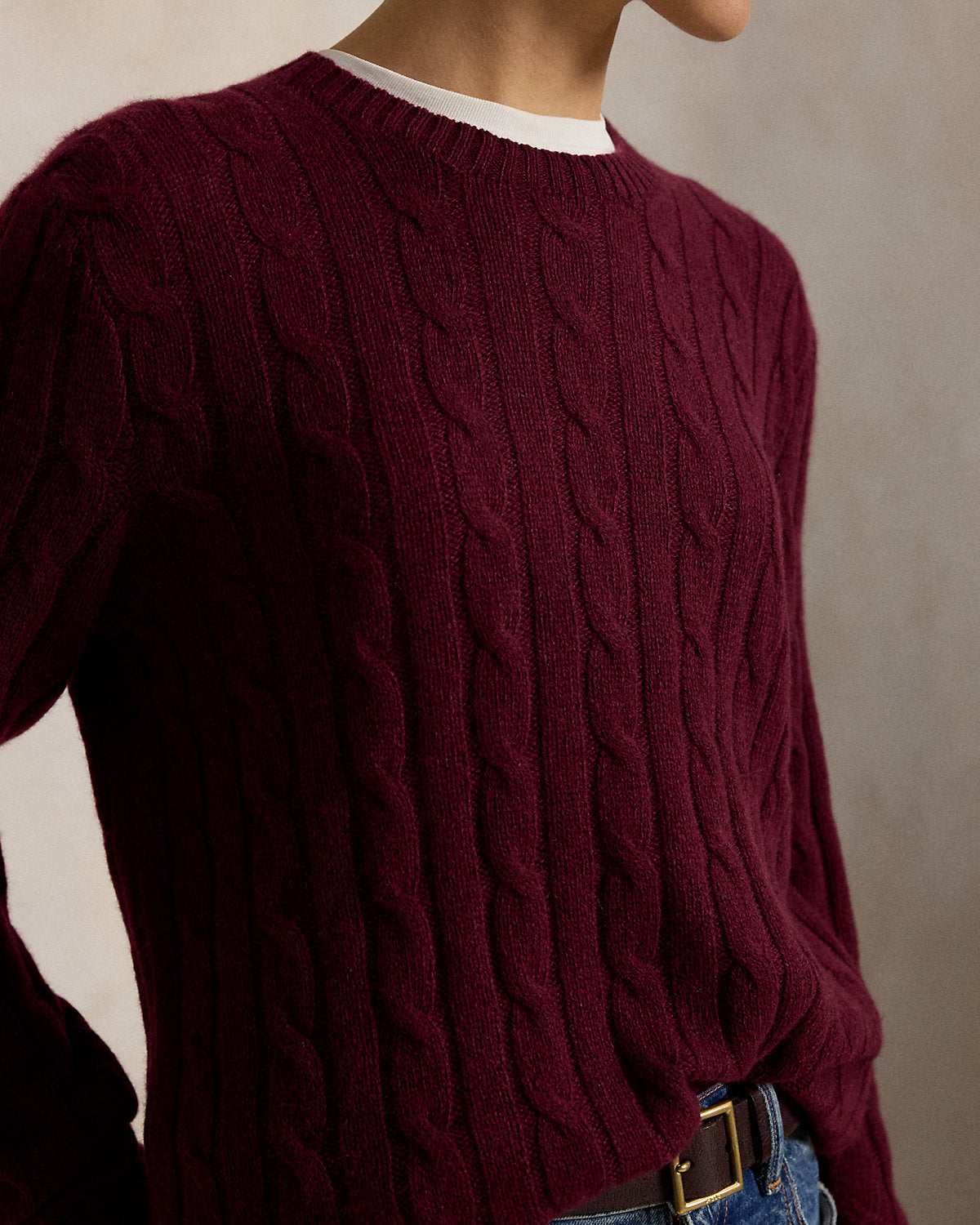The Iconic Cable-Knit Cashmere Sweater