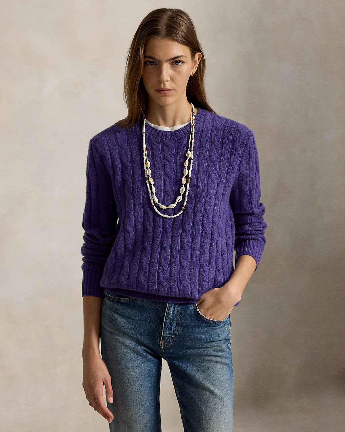 The Iconic Cable-Knit Cashmere Sweater