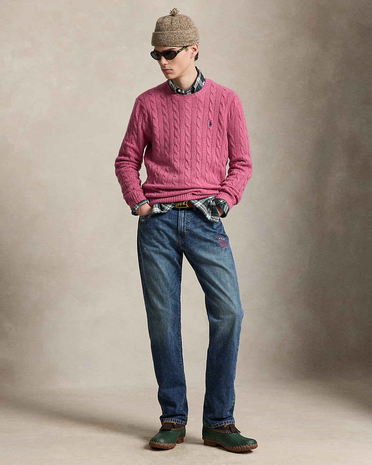 Cable-Knit Wool-Cashmere Sweater