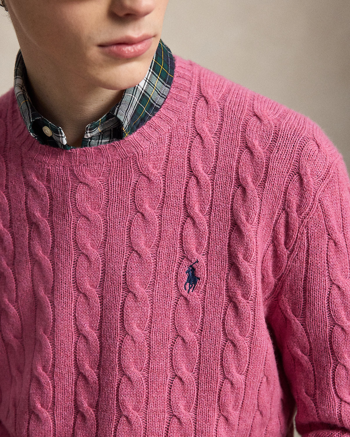 Cable-Knit Wool-Cashmere Sweater