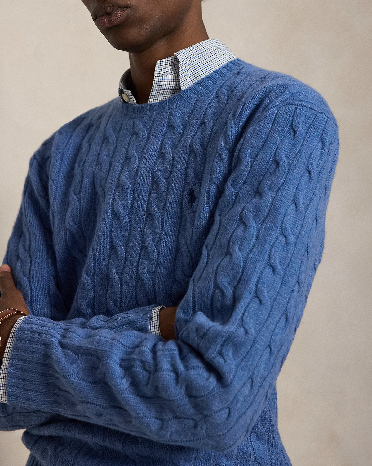Cable-Knit Wool-Cashmere Sweater
