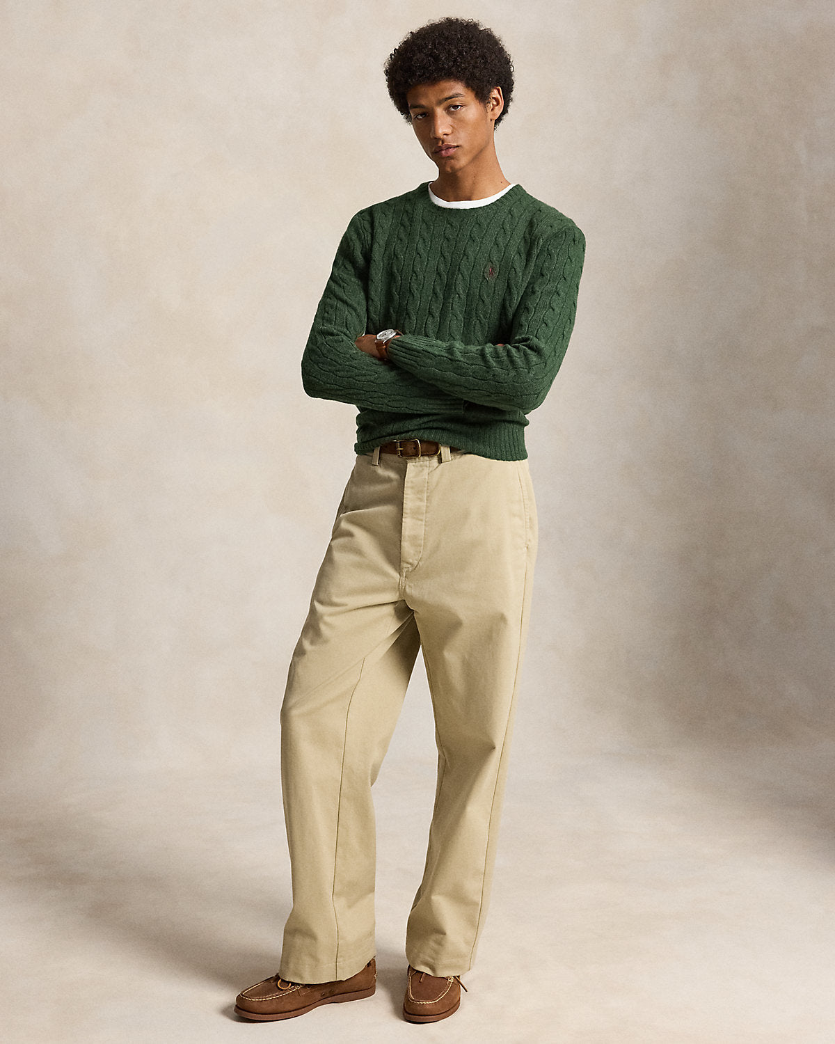 Cable-Knit Wool-Cashmere Sweater