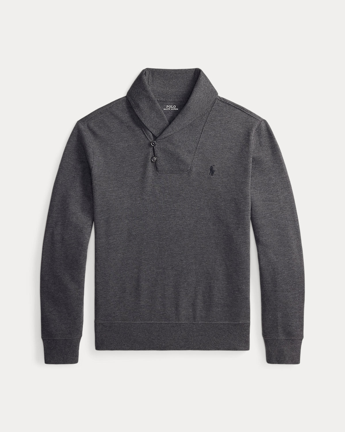 Luxury Jersey Shawl-Collar Pullover