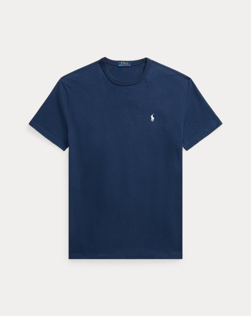 Classic Fit Jersey Crewneck T-Shirt Cruise Navy