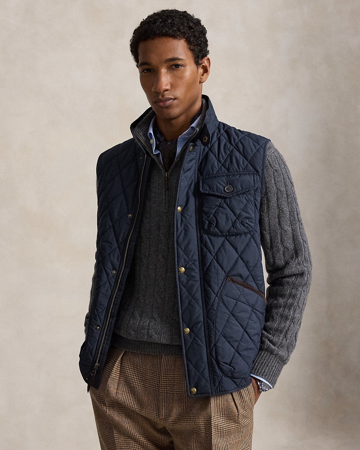 The Beaton Quilted Utility Vest