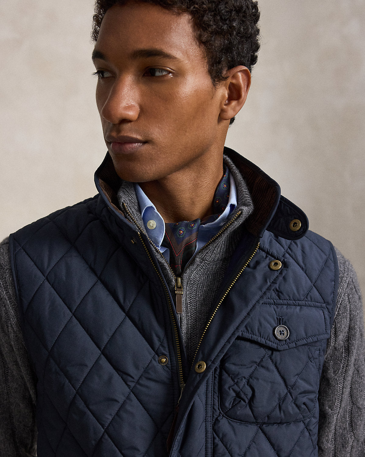 The Beaton Quilted Utility Vest