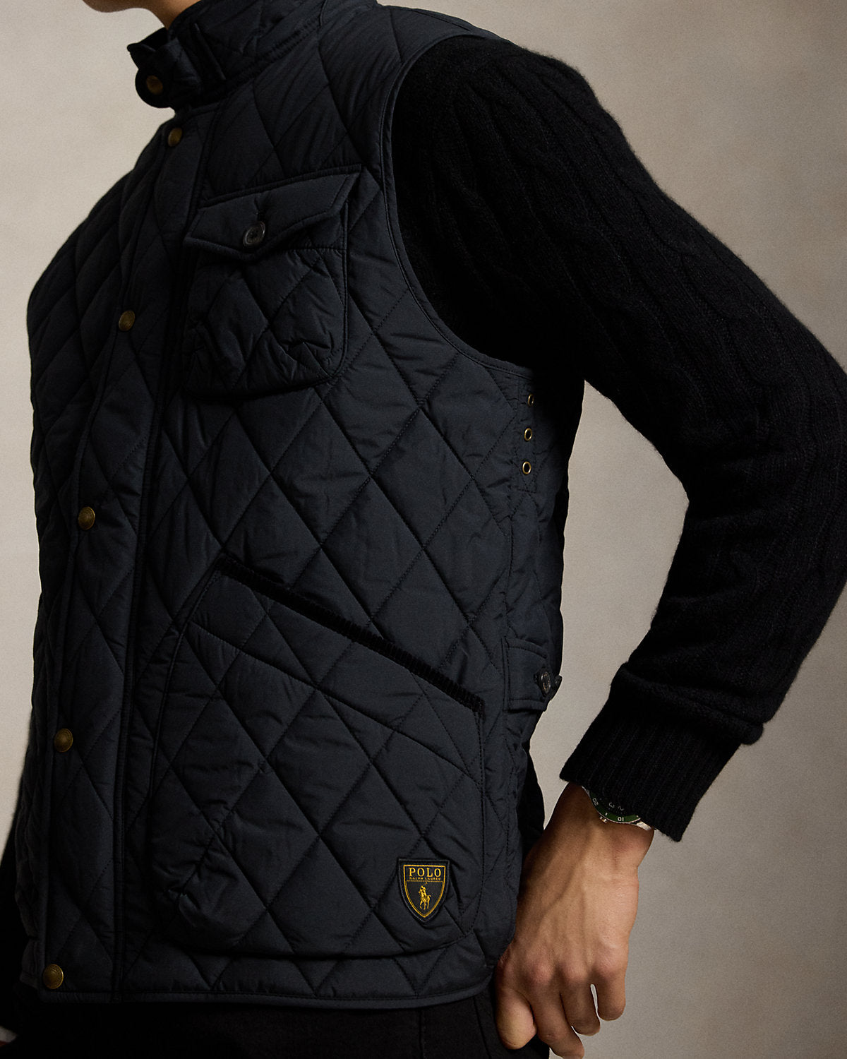 The Beaton Quilted Utility Vest