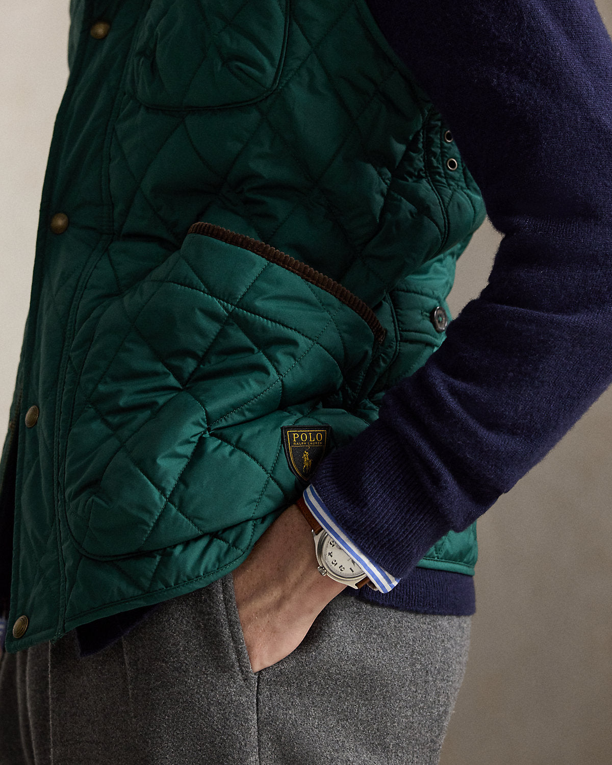 The Beaton Quilted Utility Vest
