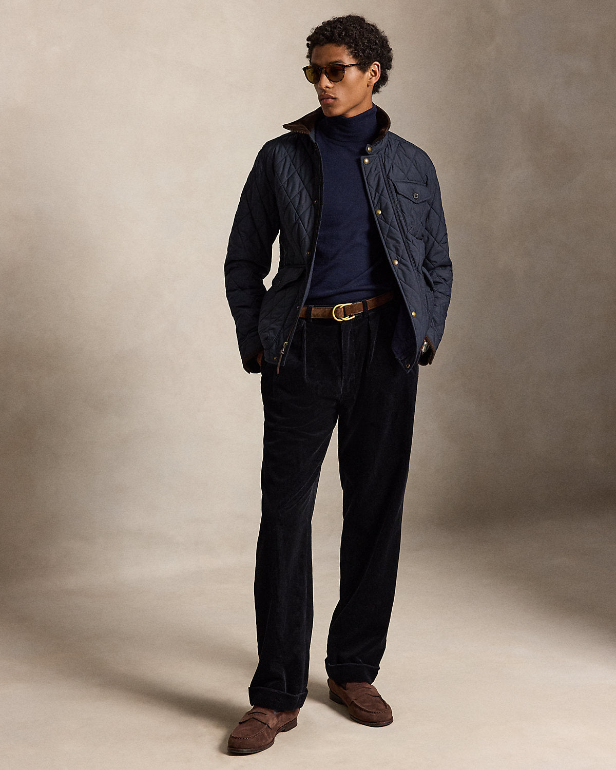 Washable Wool Turtleneck Sweater