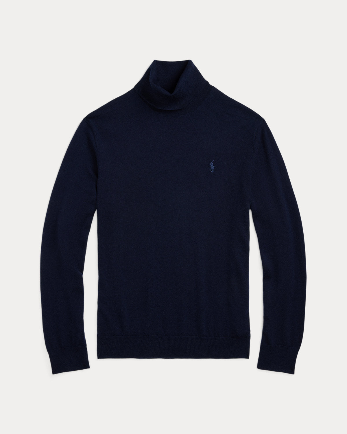 Washable Wool Turtleneck Sweater