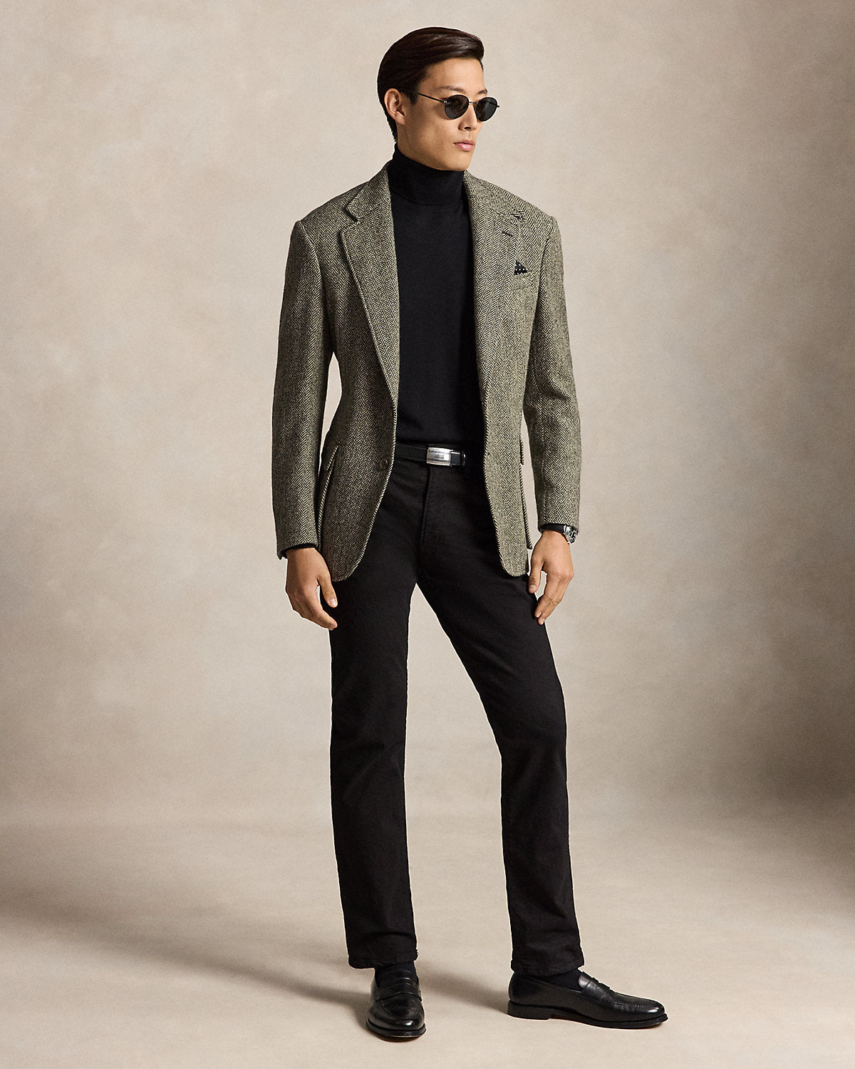 Washable Wool Turtleneck Sweater
